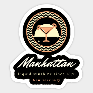 Manhattan - Since 1870 - Liquid Summer Sticker